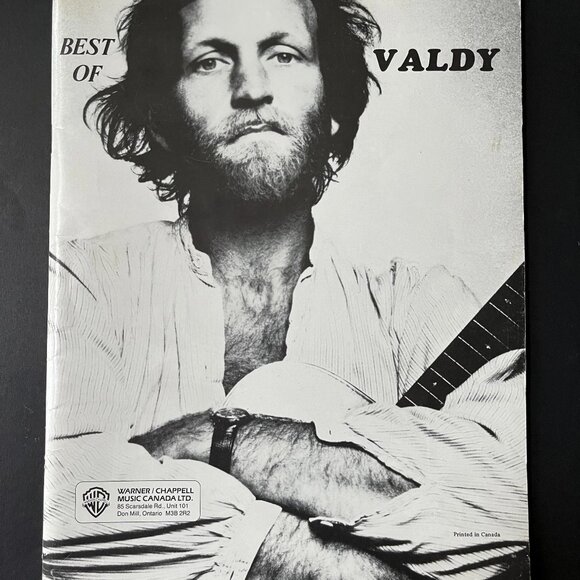 The Best of Valdy Songbook, Music Book Canadian 70s Folk, Country Rock, Guitar - Picture 1 of 2